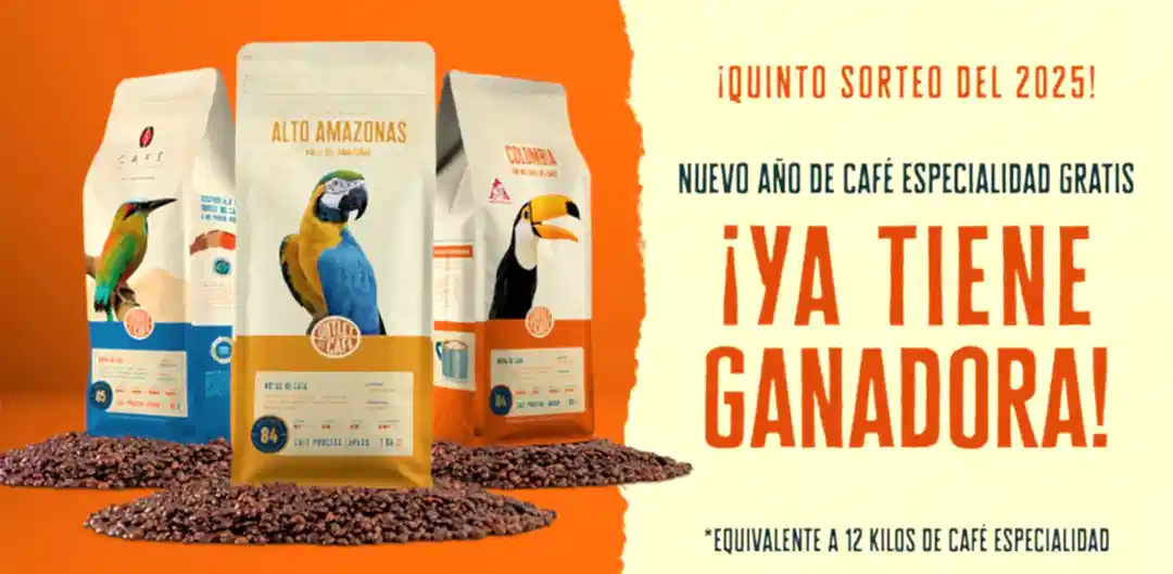 ¡Tenemos una nueva ganadora de un año de café de especialidad!