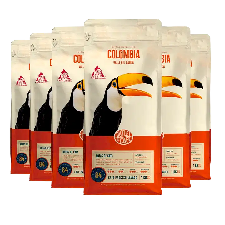 Caja Colombia Excelso - 6 x 1 Kg