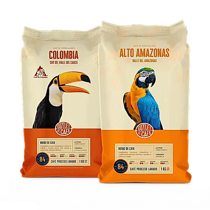 Pack Duo - 2 Kilos - Colombia + Alto Amazonas