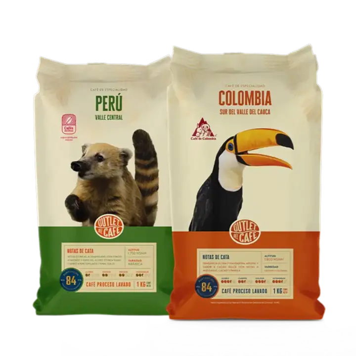 Pack Duo - 2 Kilos - Perú + Colombia