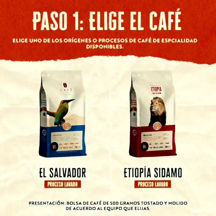 Regalo Corporativo - Pack Equipo + Café Molido 500g